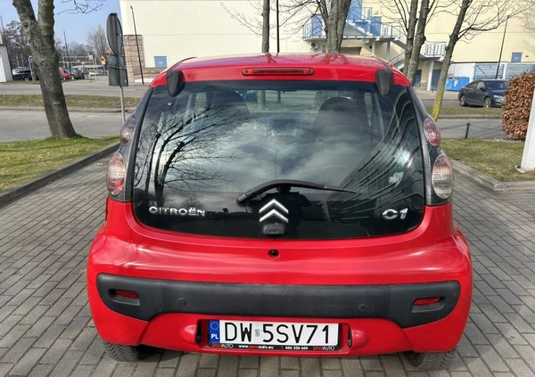 Citroen C1 cena 10500 przebieg: 150000, rok produkcji 2006 z Gdańsk małe 79